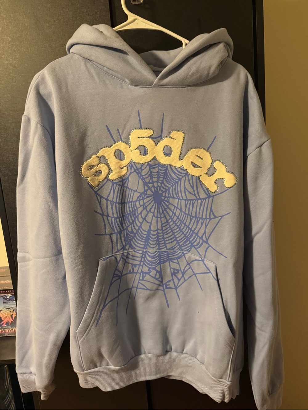 Sp5der Hoodie Blue